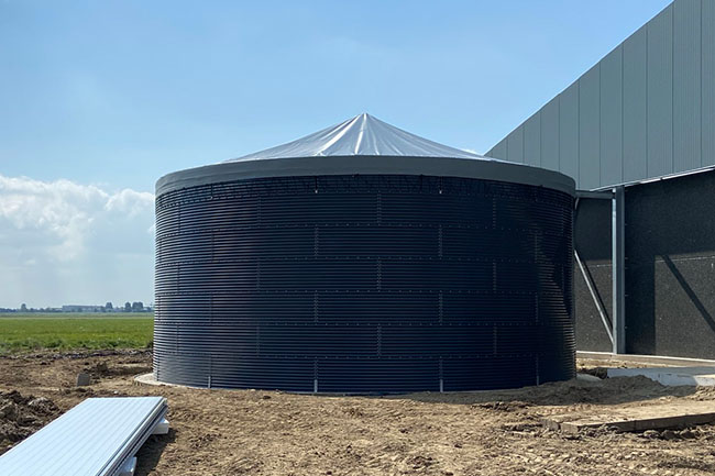 Productafbeelding van een golfplaten mestsilo